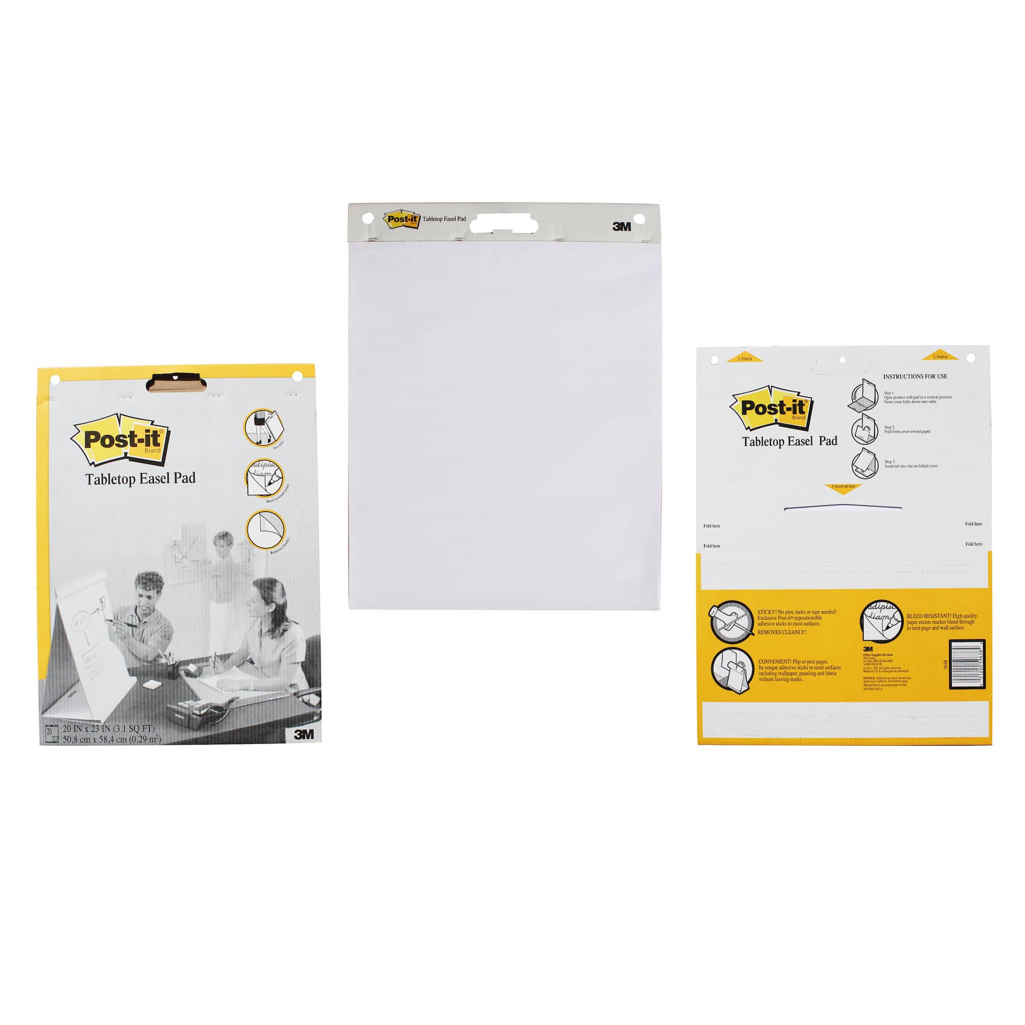 Post-it® Self-Stick Tabletop Easel Pad